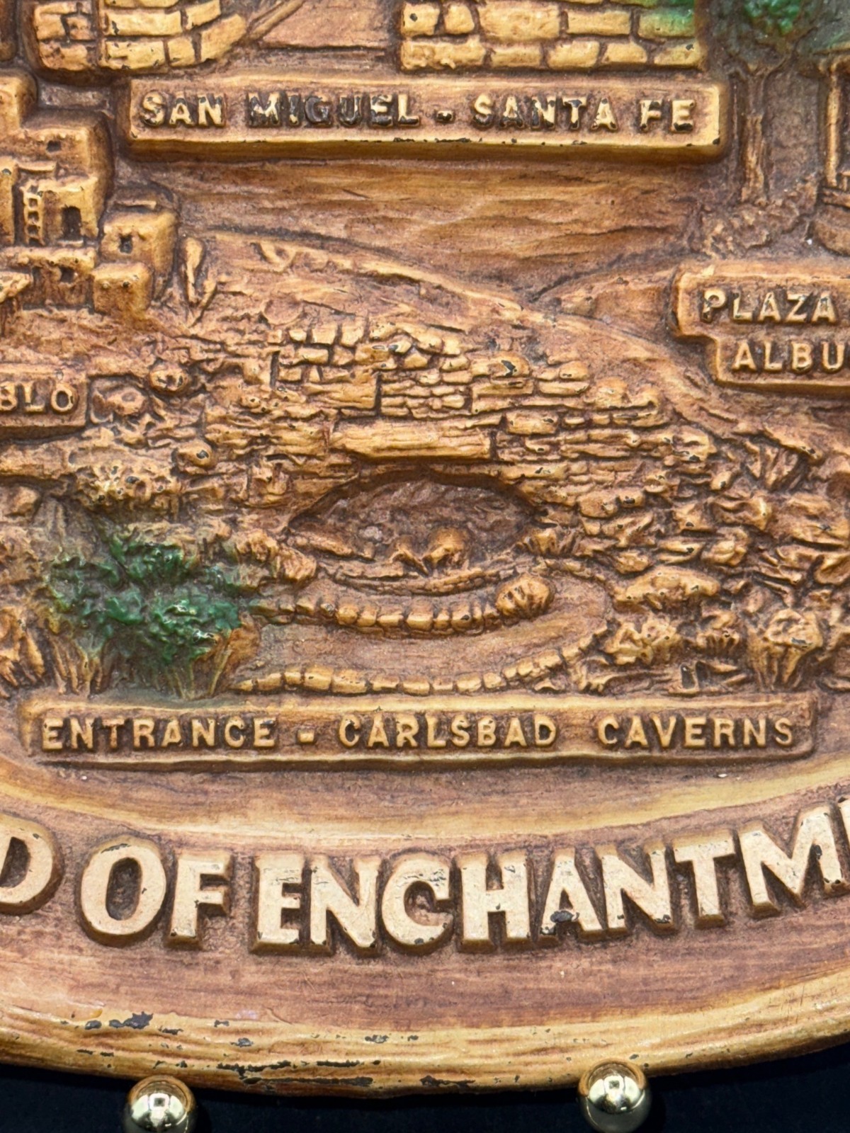 New Mexico Decorative Souvenir Wall Plaque or Plate 12″x10″ Land Of Enchantment
