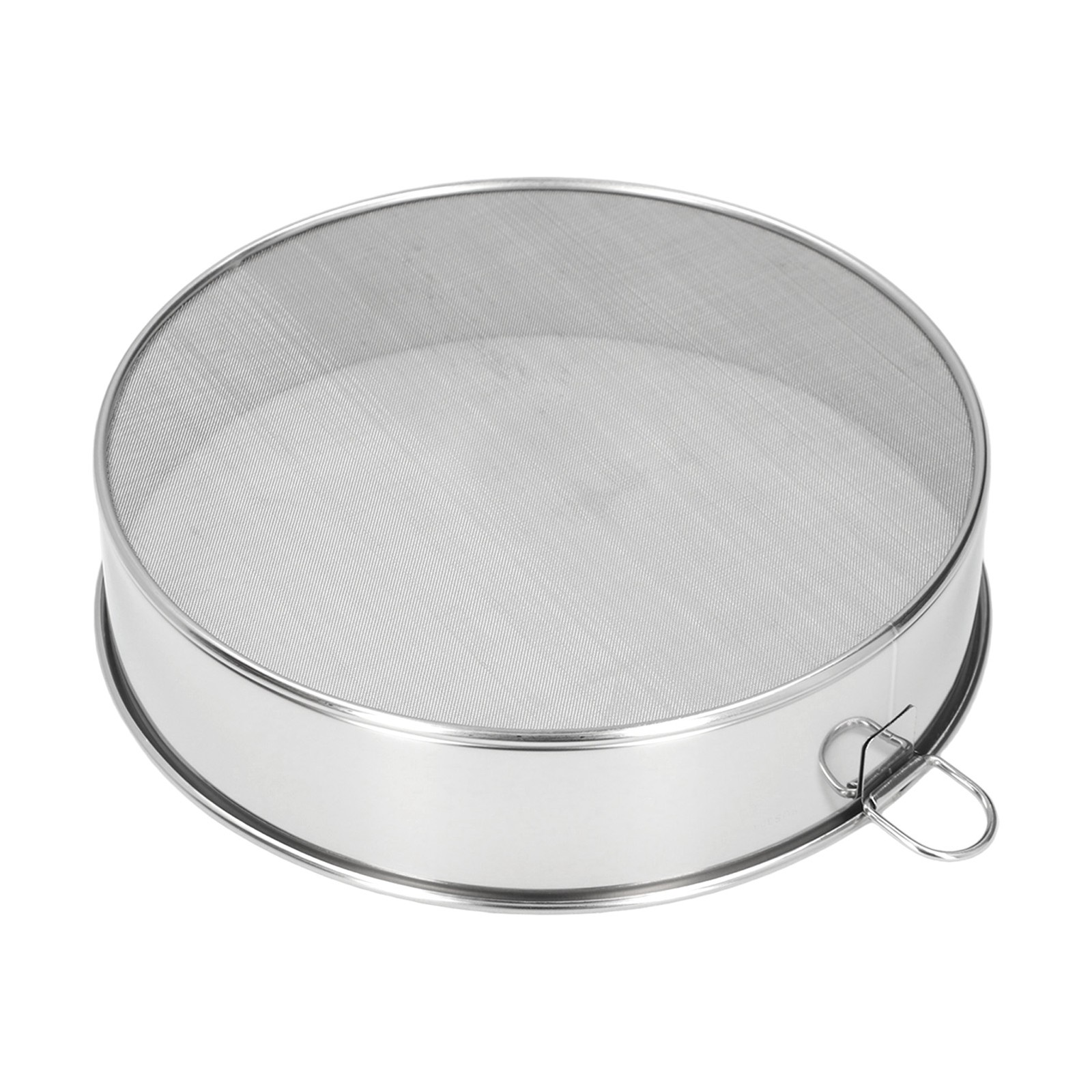Large Size Round Sifter Titanium Plated 80 Mesh Flour Sieve For Baking Kitchen