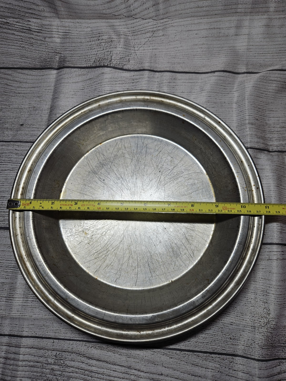 Vtg West Bend 9″ Stainless Steel Bakeware Dripless Heavy Duty Pie Pan