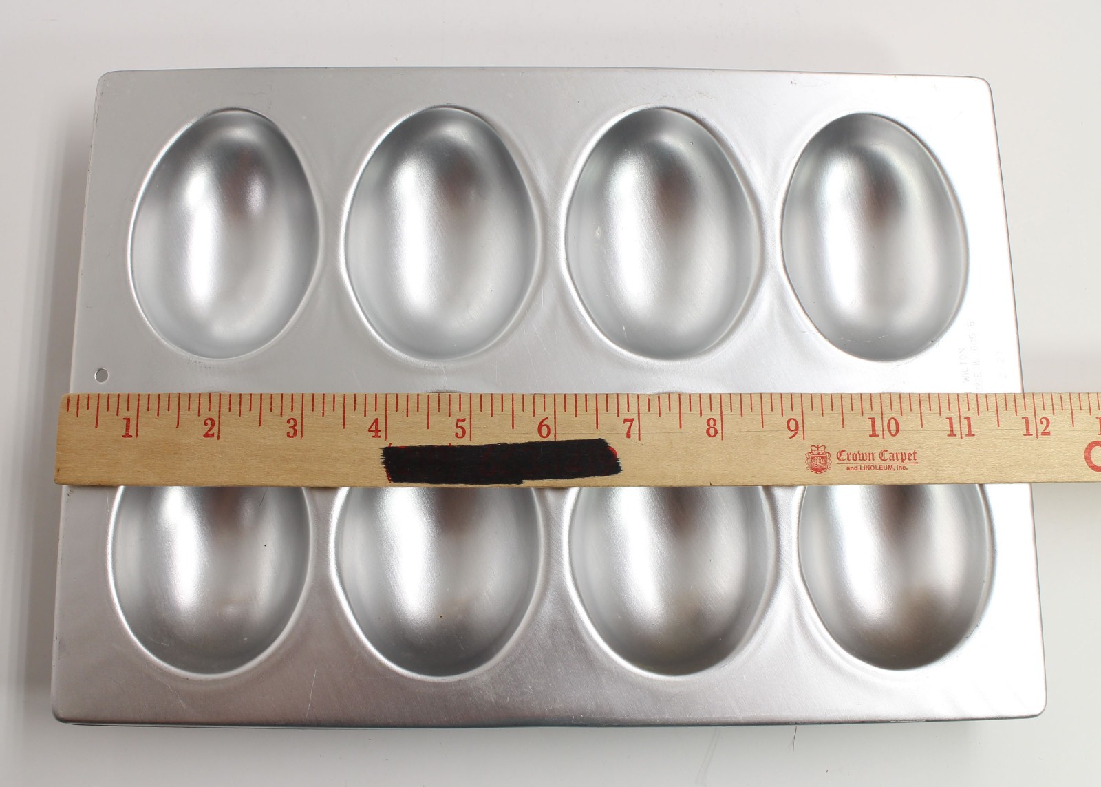 Vtg 1971 Wilton Easter Egg Cake Pan 508-2127 Baking Mold Makes 8 Eggs 12″ x 8″