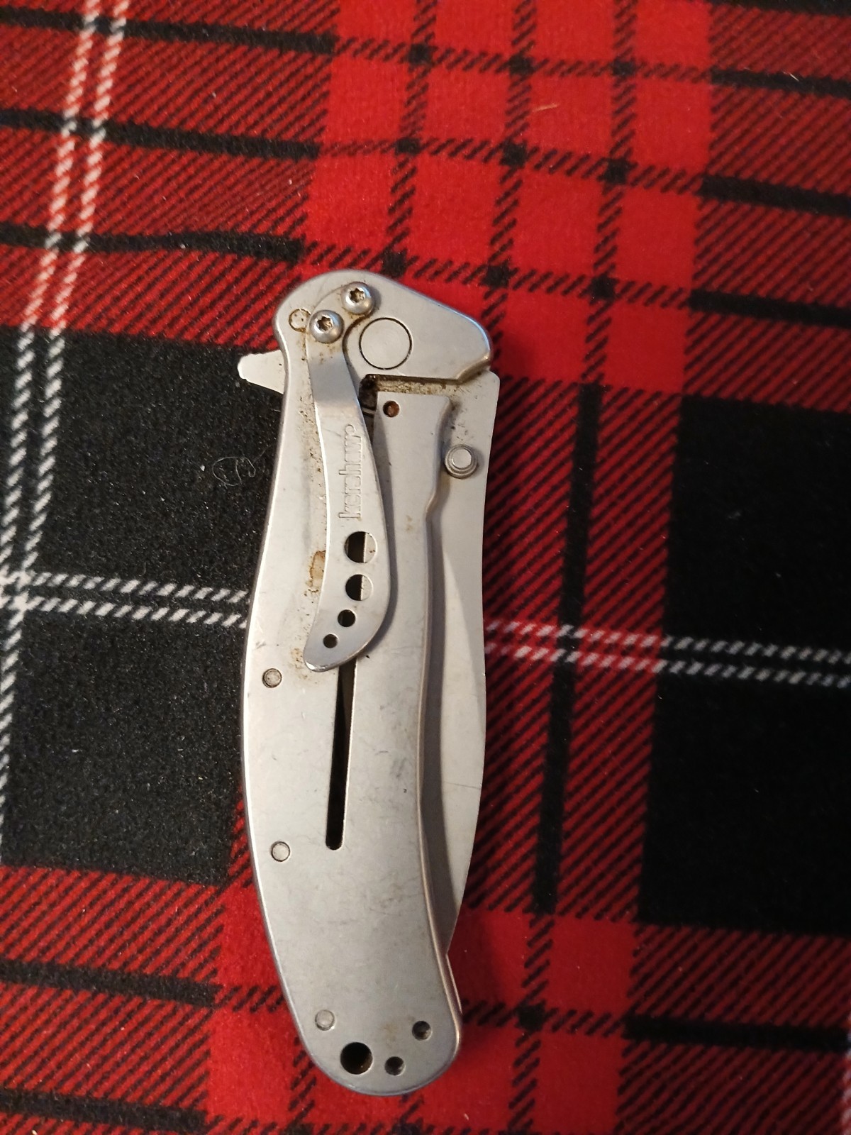 Kershaw 1730SS Stainless Steel Zing Pocketknife – Silver
