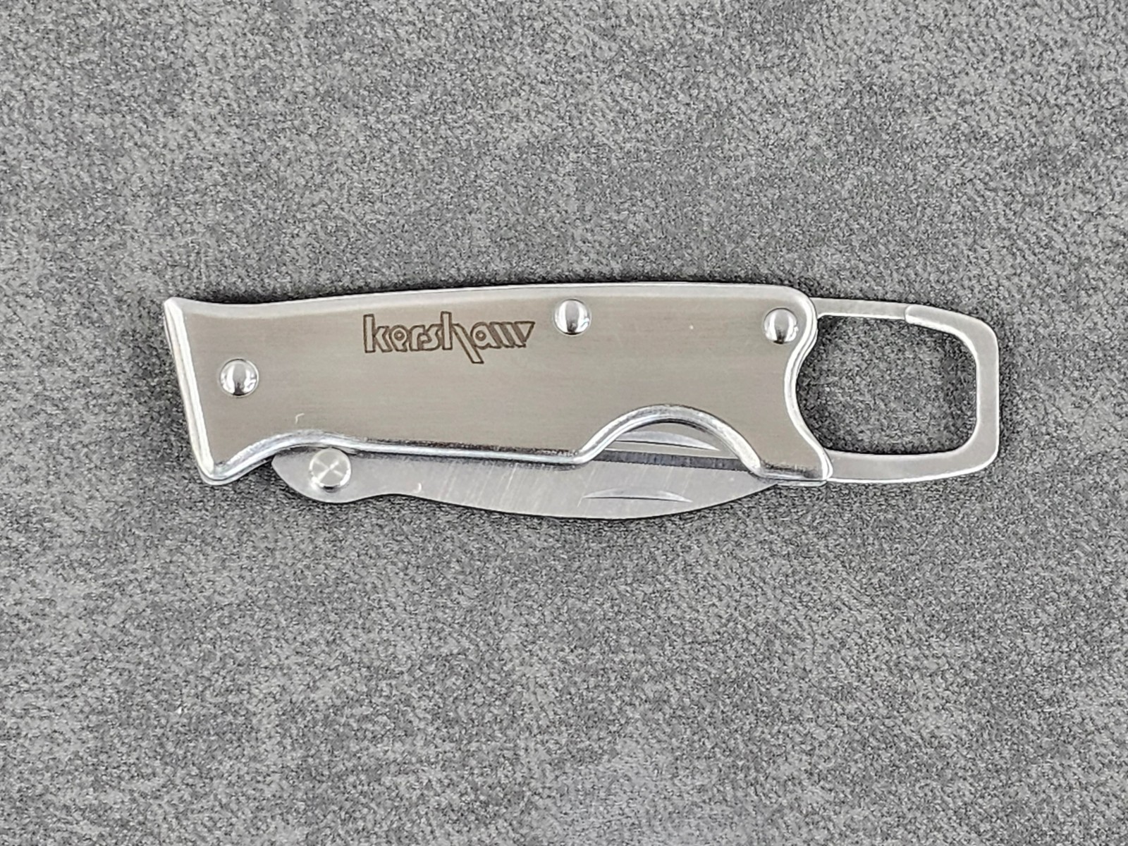 Kershaw Kai 1001 Twocan JEEP Pocket Knife Carabiner Discontinued Rare W/Box