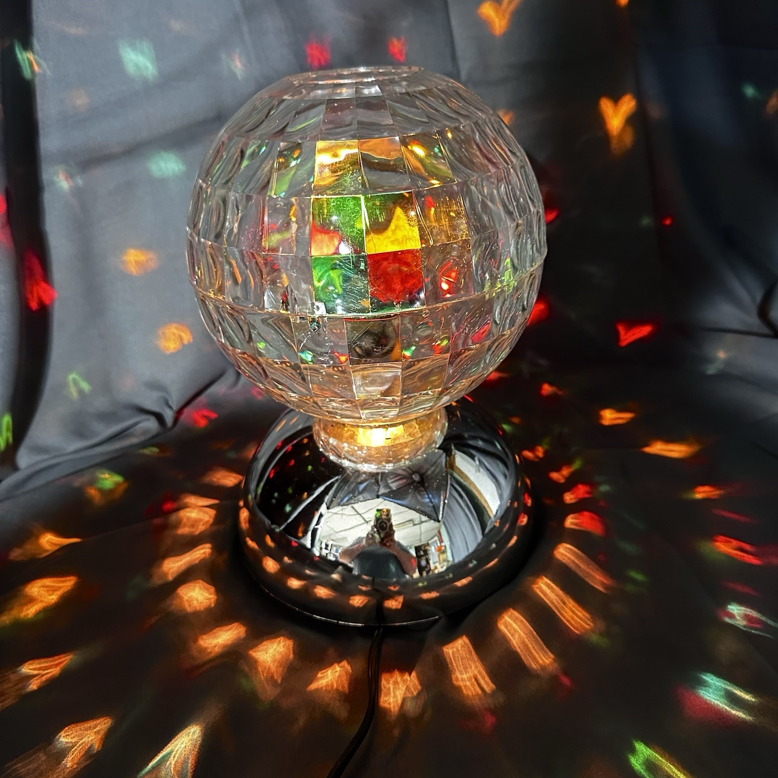 VTG American Lighting Co. Motion Lamp 770-5601 Celestial Disco Ball Groovy Mod