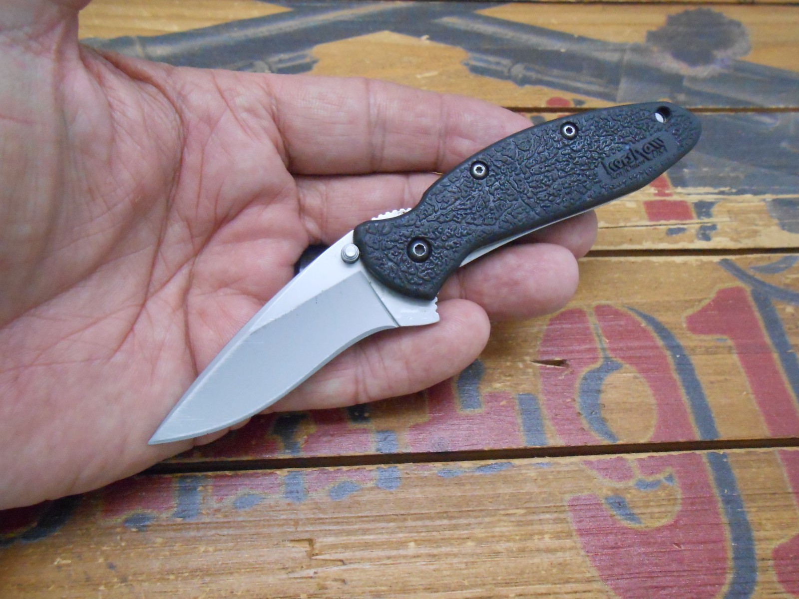 Kershaw Scallion 1620 Speedsafe Pocket Knife Plain Edge Blade USA Jul 06