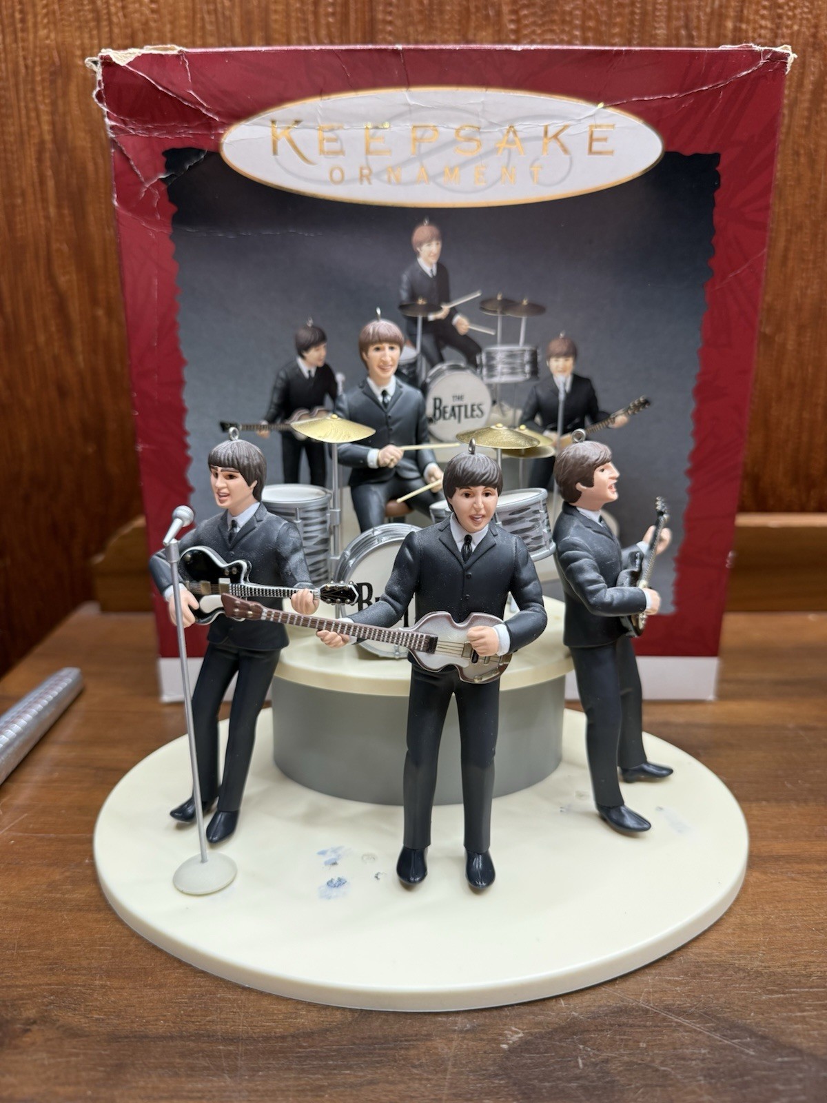 1994 Hallmark “The Beatles” Keepsake Ornament Set- Pre-Owned in Original Box