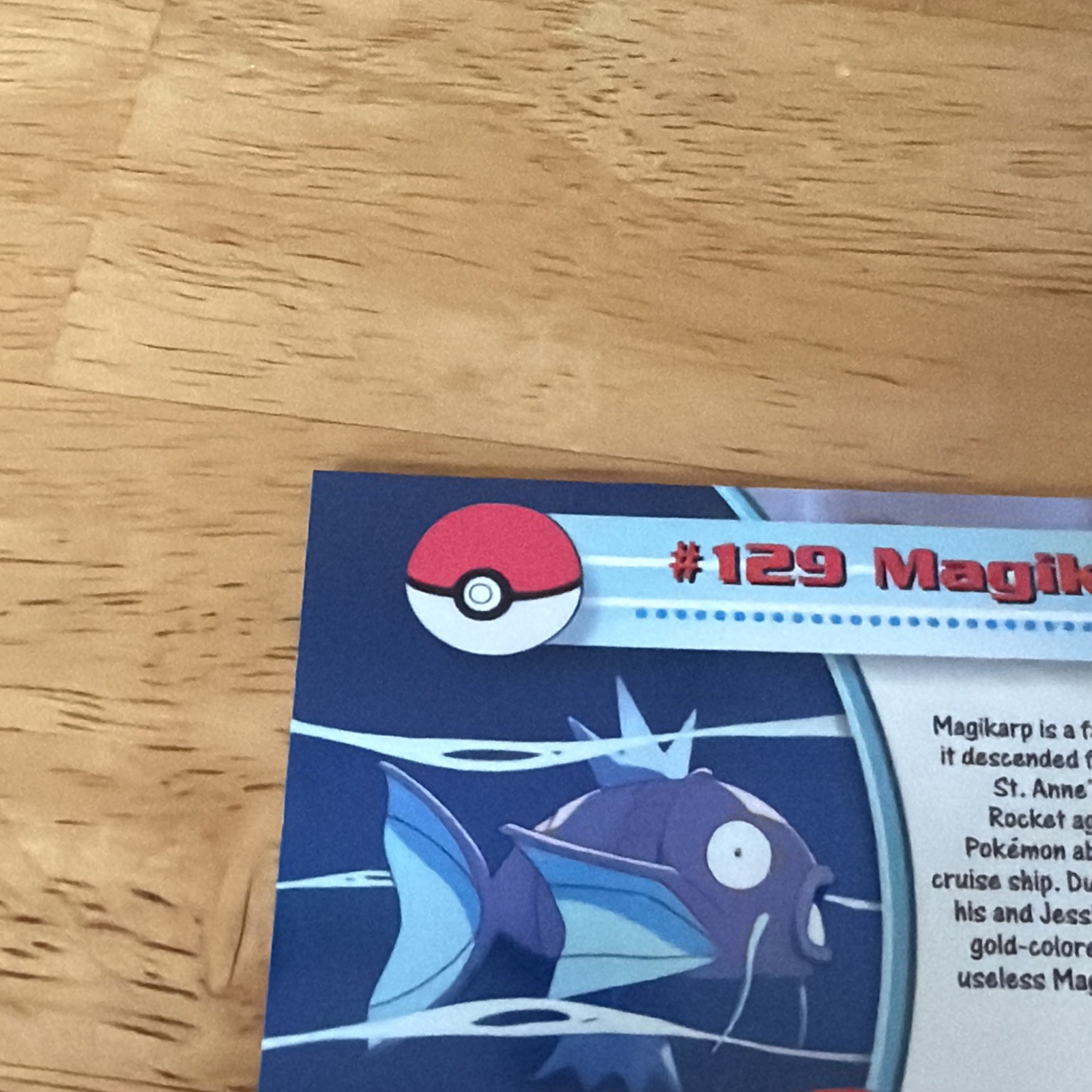2000 Topps Chrome Pokemon Series 2 T.V. Animation – #129 – Magikarp