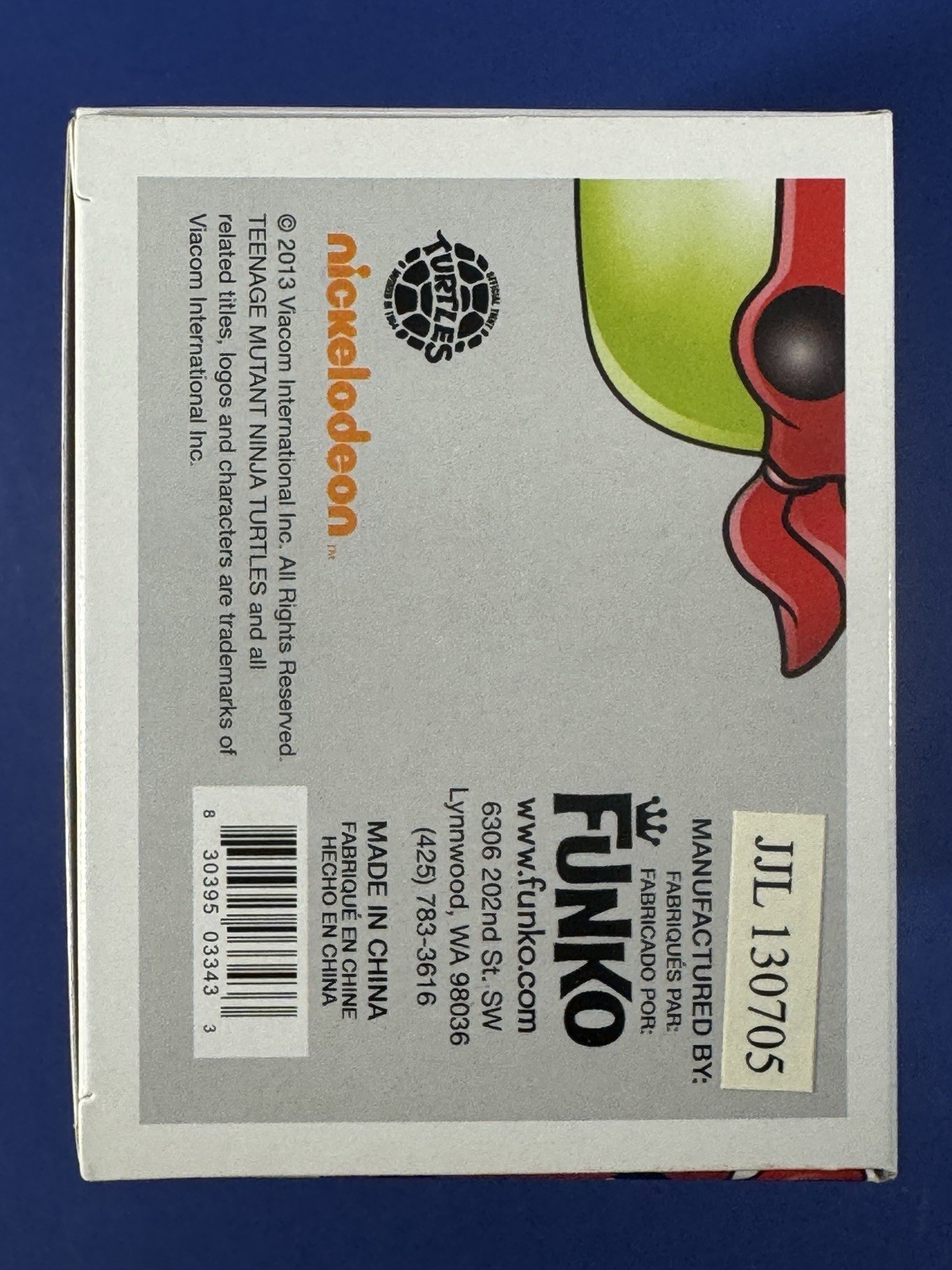 Funko Pop! Raphael Alamo City Comic Con TMNT #61 2000 Pcs Grey Scale W/Armor