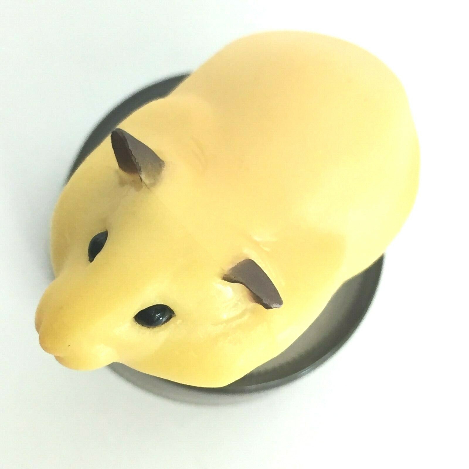 Kaiyodo Hamster’s Lunch Bottle Cap Figure #2 Golden Hamster Full Mouth Apricot