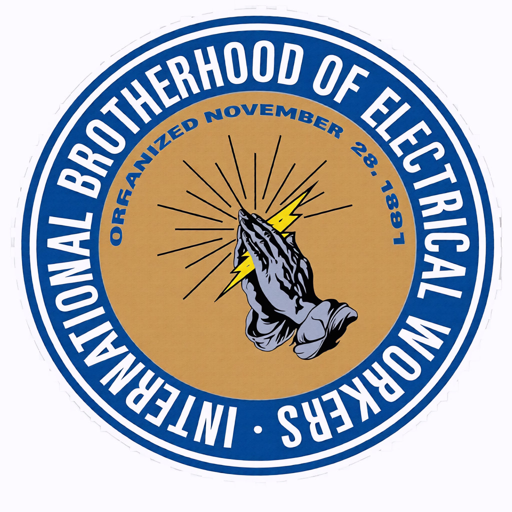 IBEW ⚡WIREMAN ⚡UNION ⚡⚡⚡- Prayer Hand ⚡ 5 Total ⚡ 3″ Hard Hat Decals / Stickers