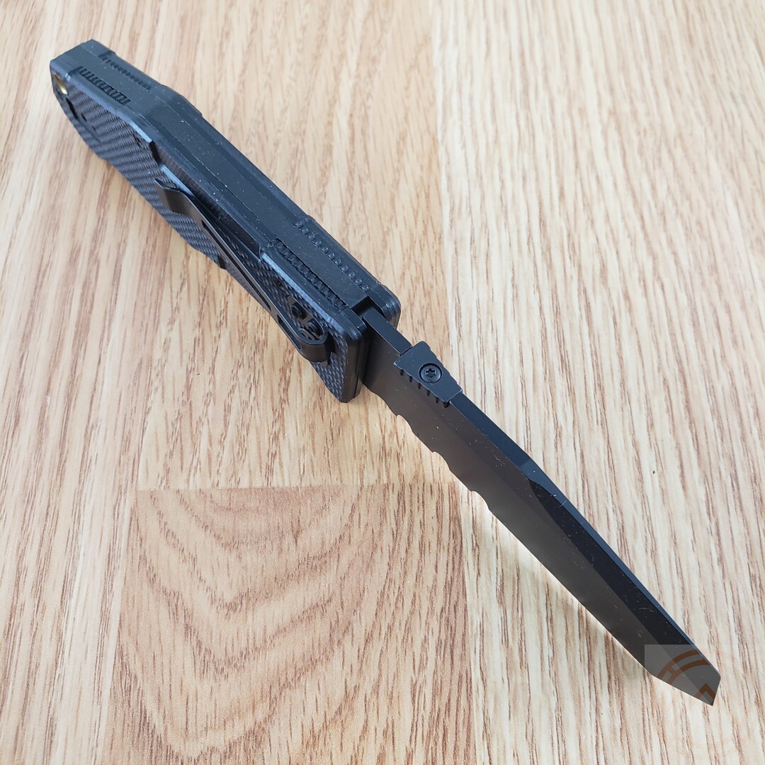 Mantis Pry II Liner Folding Knife 3.25″ Stainless Steel Blade Black G10 Handle