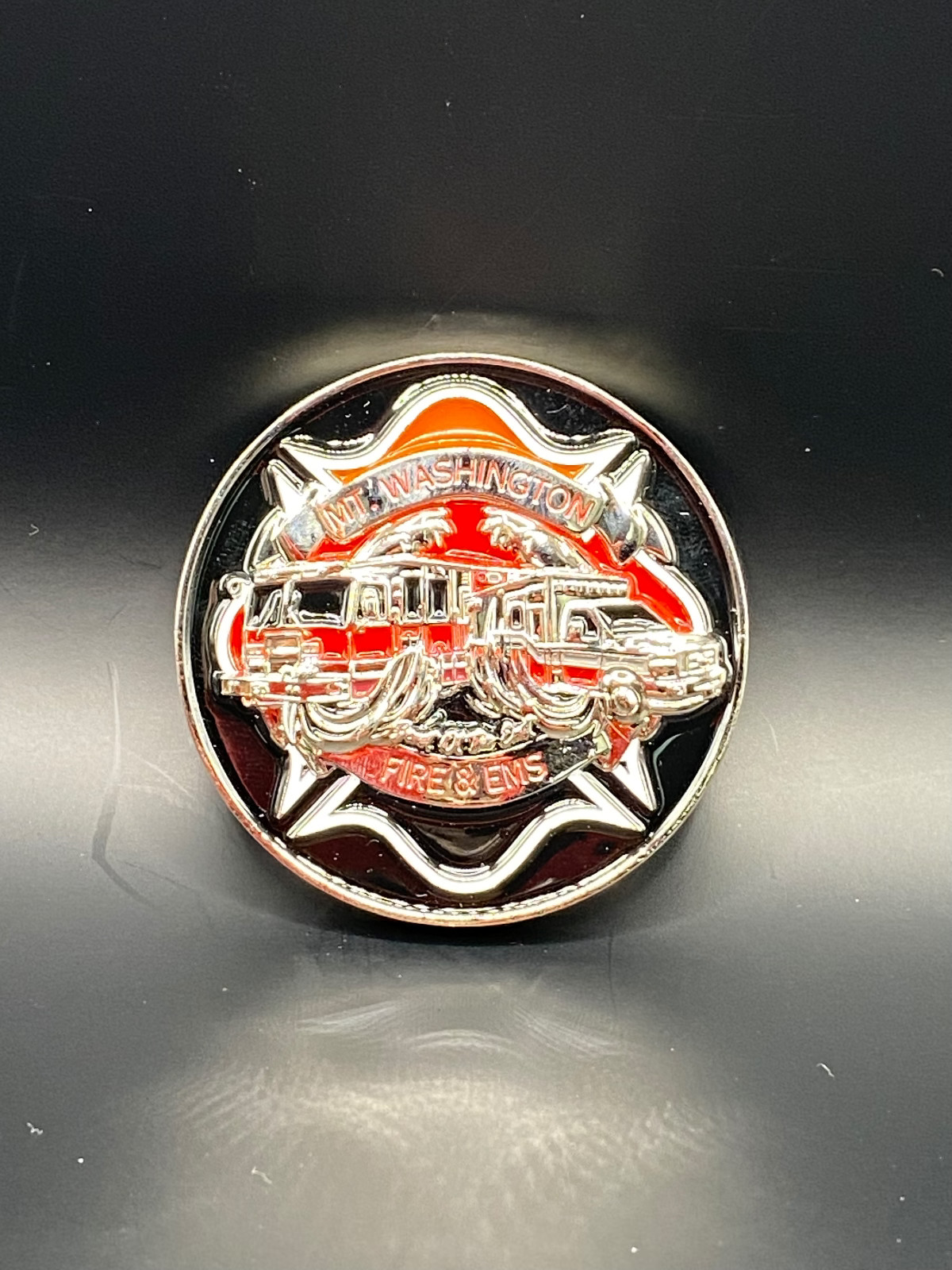 MT. Washington Personal Firefighter Challenge Coin. Perfect Gift! FREE SHIPPING