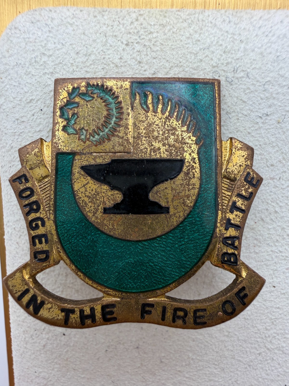 N.S. Meyer Inc Forged in the Fire of Battle Lapel Hat Pin