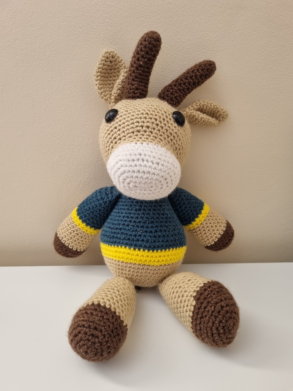Crocheted Spring Buck/Springbok, Small, Medium, Large