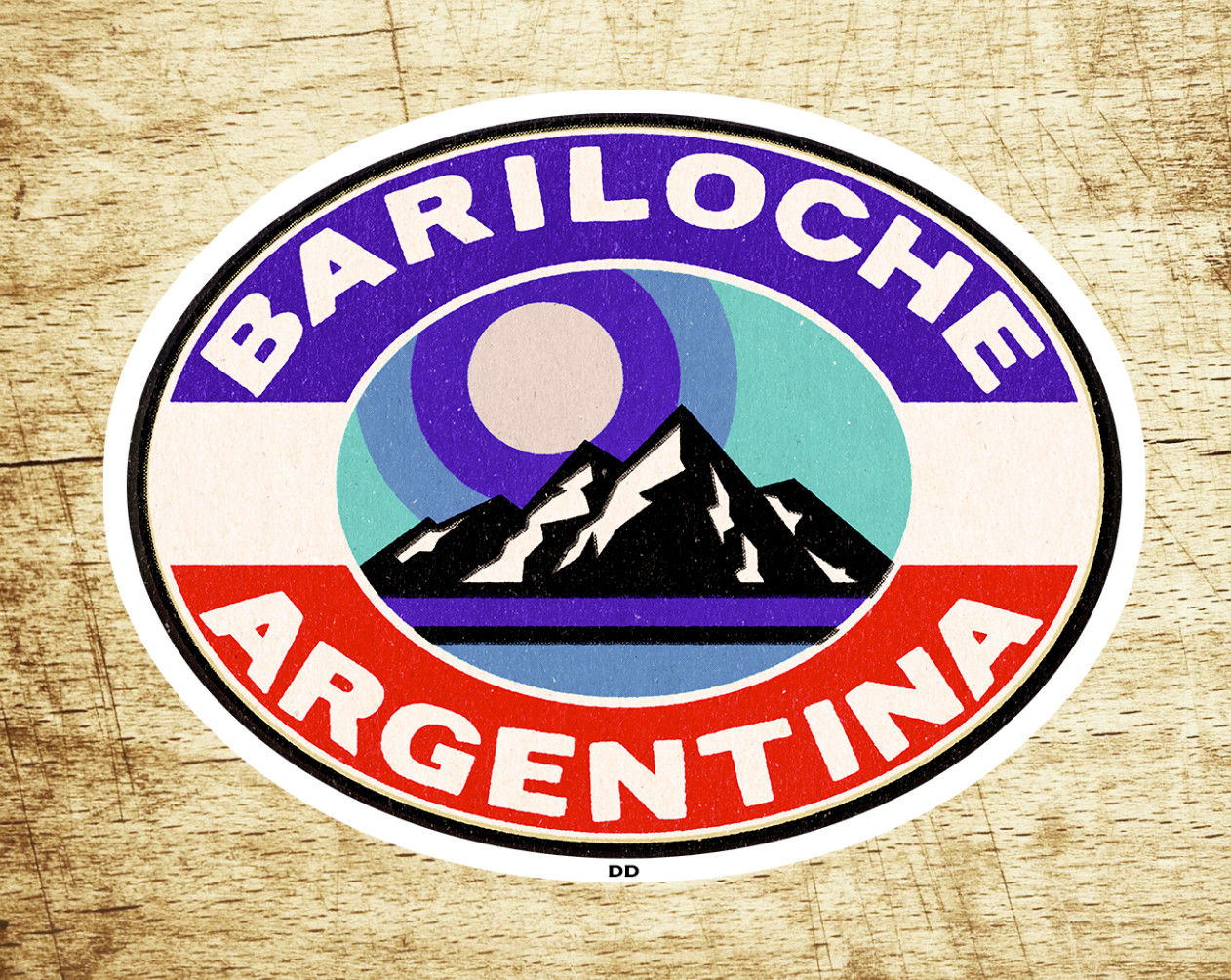 Bariloche Argentina Decal Sticker 3.75″ X 2.75″ Skiing Vinyl Ski Snowboarding