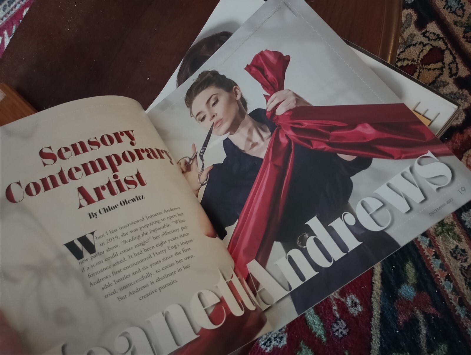 Jeanette Andrews Issue Genii Magazine December 2023