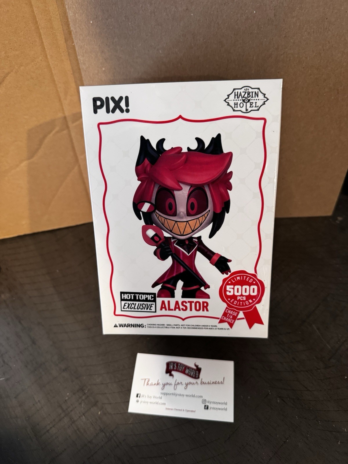 PIX! Thrilljoy Hazbin Hotel: Alastor 2025 Hot Topic Exclusive 5000 LE