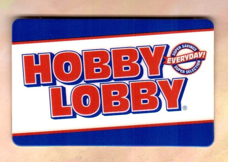 HOBBY LOBBY Classic Logo, Collectible ( 2010 ) Gift Card ( $0 )