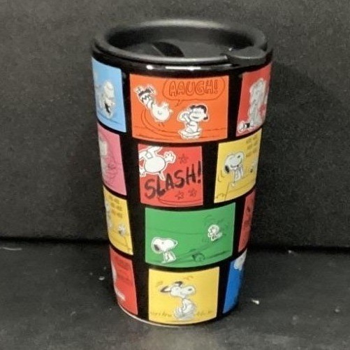 Hallmark Peanuts Charlie Brown Tumbler, 12oz Lidded Travel Mug, Drinkware