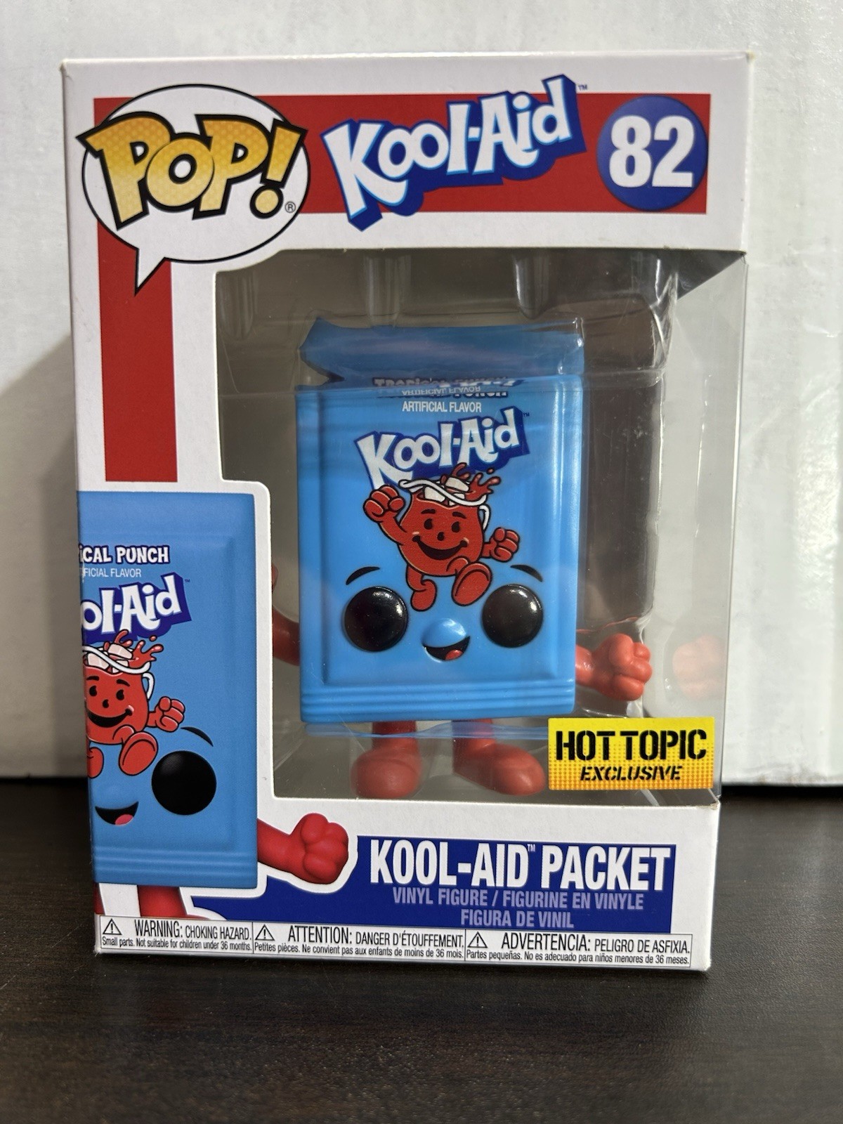 Kool-Aid Packet Hot Topic Excl – Ad Icons Vaulted Funko Pop 82 With Protector
