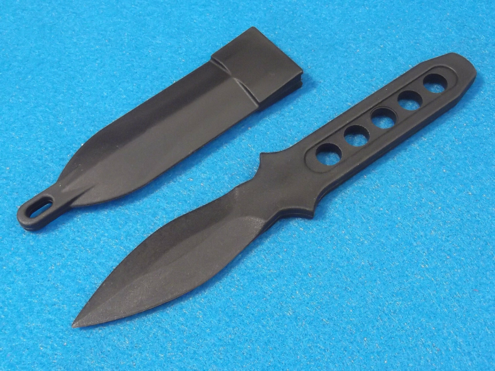 CIA Sticker Neck Knife M4257 non-metal polycarbonate double edge dagger 7″ NEW!
