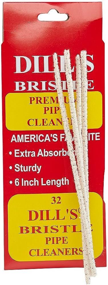 Dills Pipe Cleaners – Red Weekly Sturdy Bristle – (Pack of 12, 384 Total)