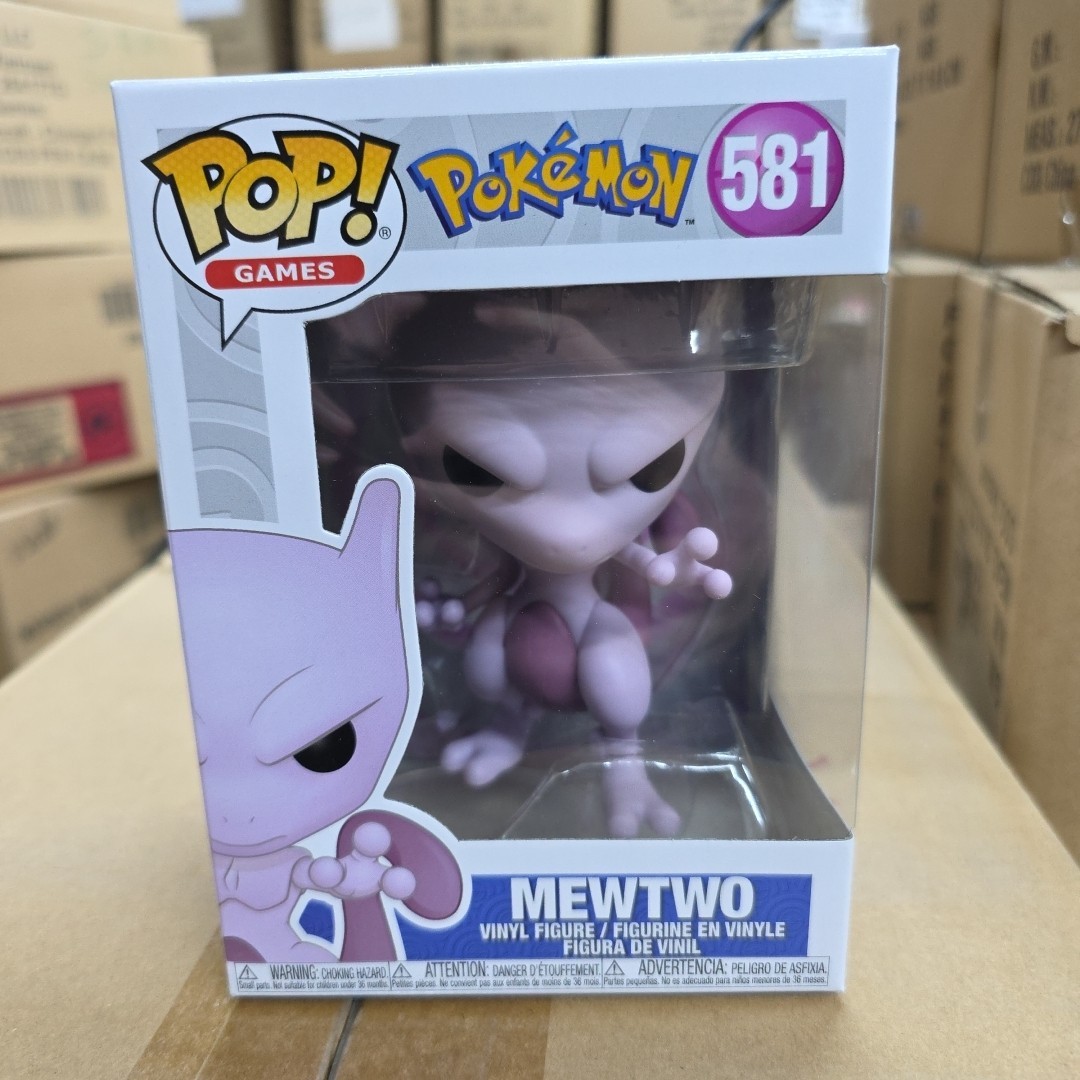 Funko Pop! Vinyl: Pokémon – Mewtwo #581 Box Damaged