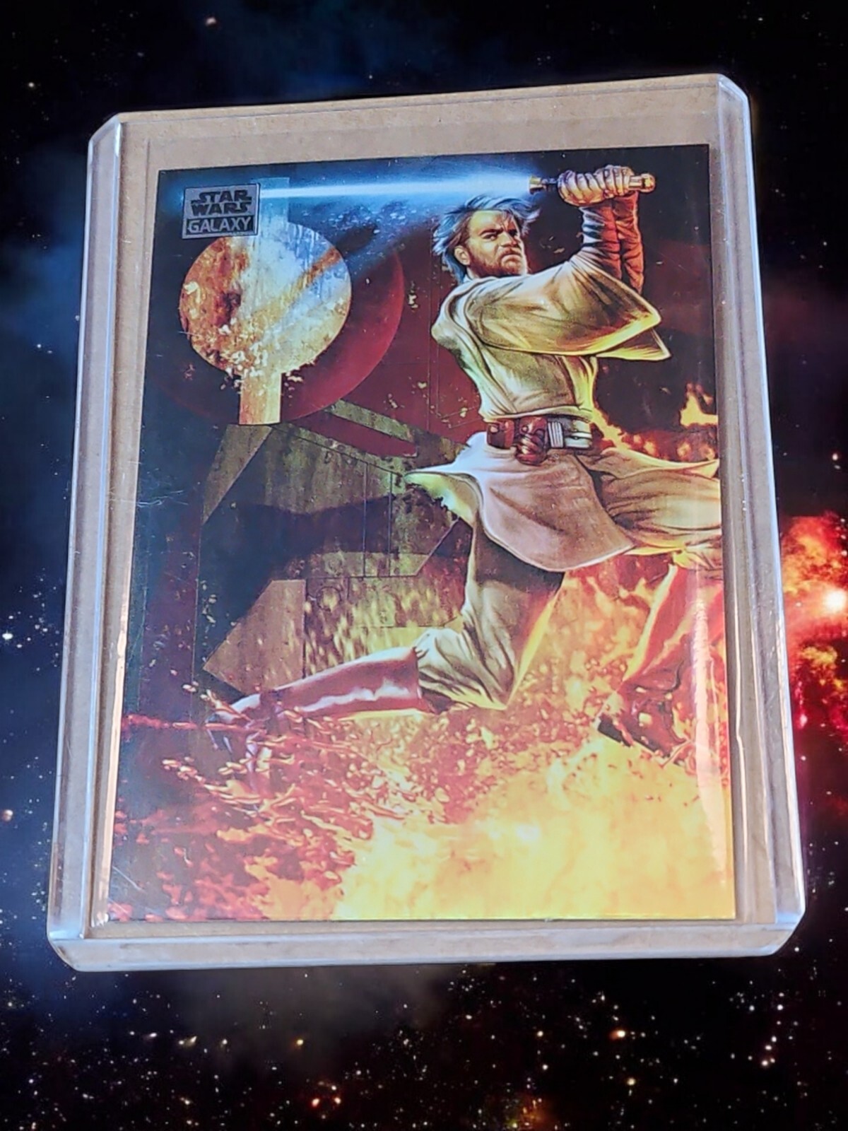 2024 Topps Chrome Star Wars Galaxy #13 Obi-Wan Kenobi Mini Diamond Ref