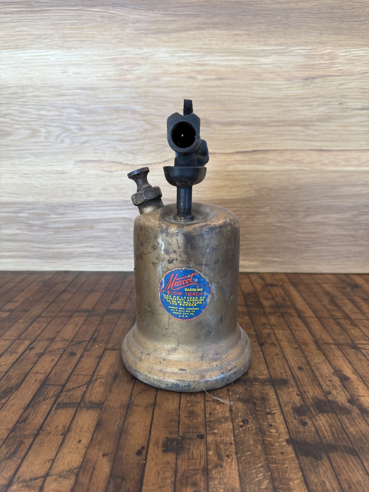 Vintage Mascot Blowtorch Grove City PA USA | Industrial Collector Gift