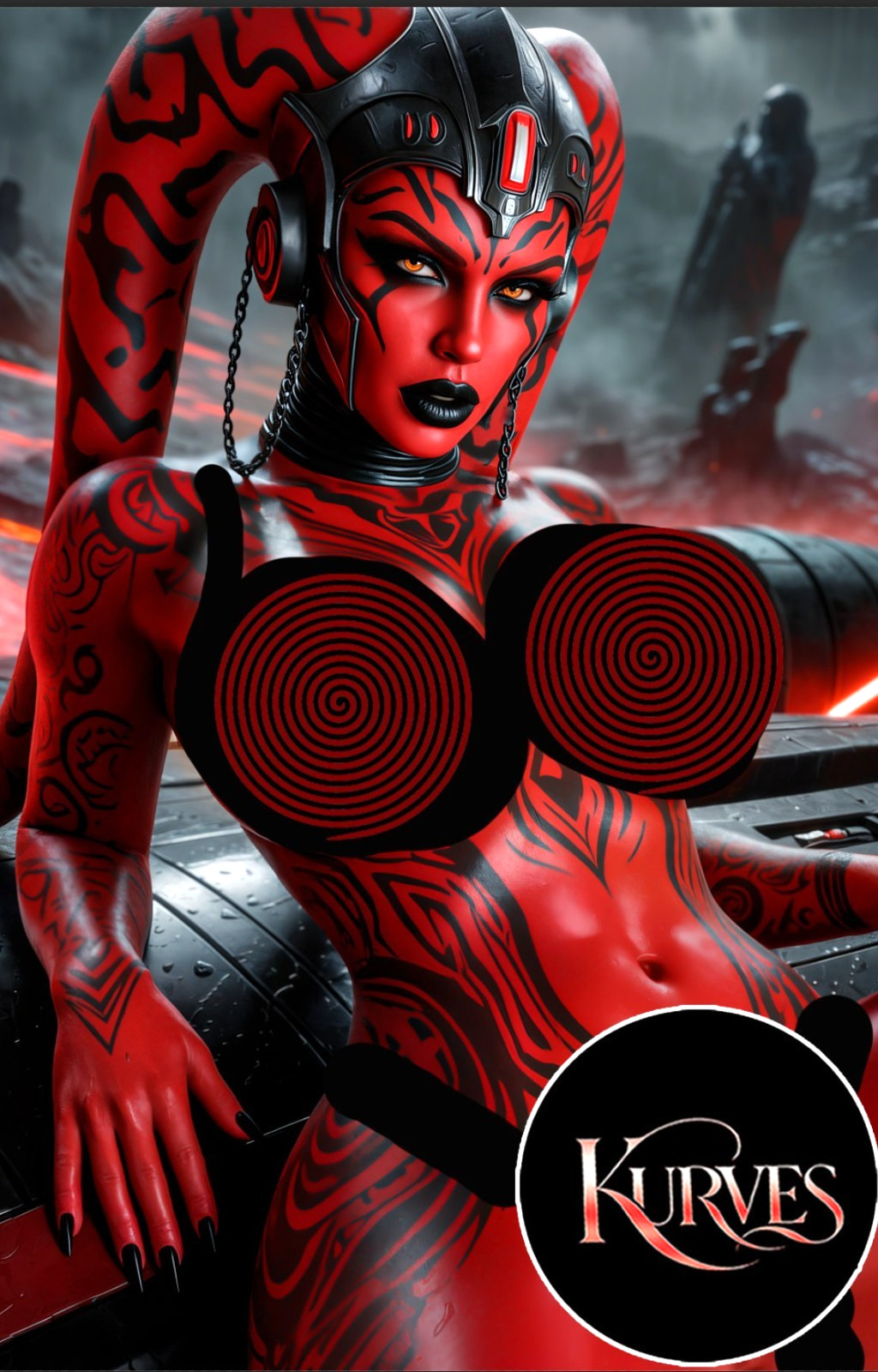 DARTH TALON V4 SW | VIRGIN NOTI| SINGLE COVER EDITION | KURVES COMICS