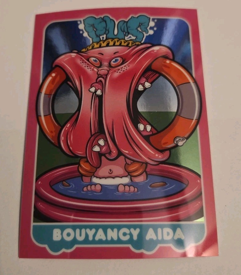 2026 Get A Grip Poor Unfortunate Souls PUS Pink Alive # 25 Bouyancy Aida