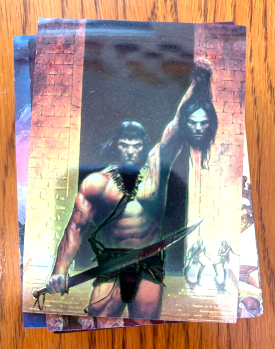 🔥1993 Conan All-Chromium Series 1 Base Set of 90 Cards – Jusko, Norem, Mint🔥
