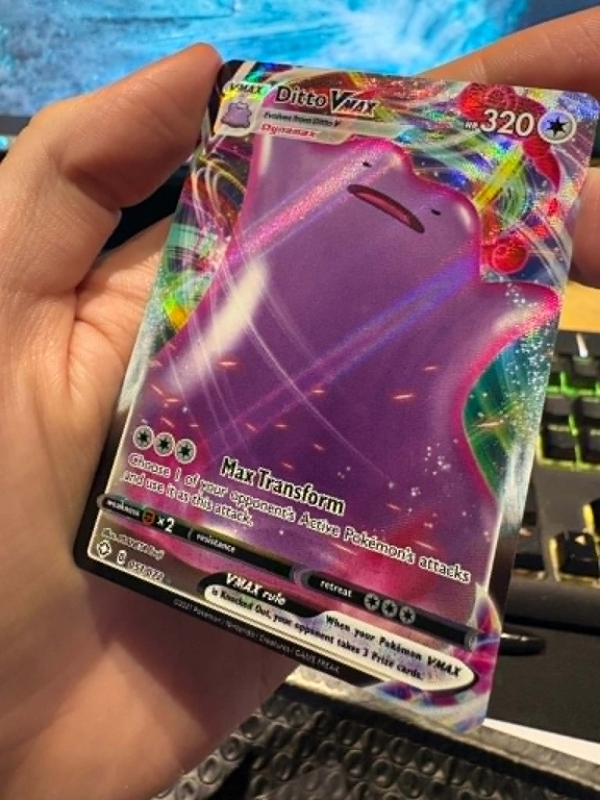 Ditto VMAX 051/072 Shining Fates Holo NM