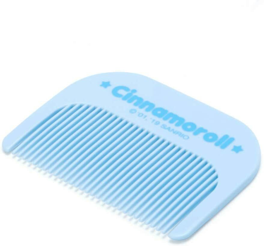 Sanrio Cinnamoroll Face Shaped Mirror & Comb Compact type / Japan F/S