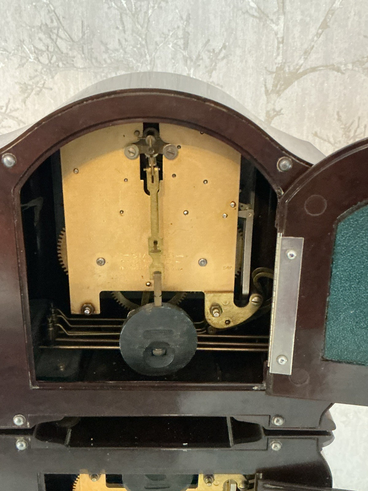 Smiths Enfield Bim Bam Striking mantel clock. Bakelite. Working.