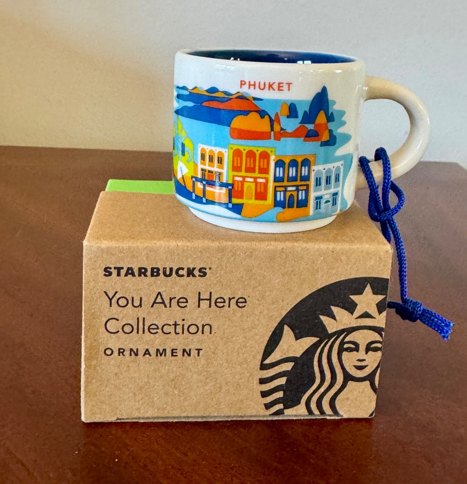 Starbucks Phuket Thailand Been There Series Demitasse 2oz Ornament New In Box