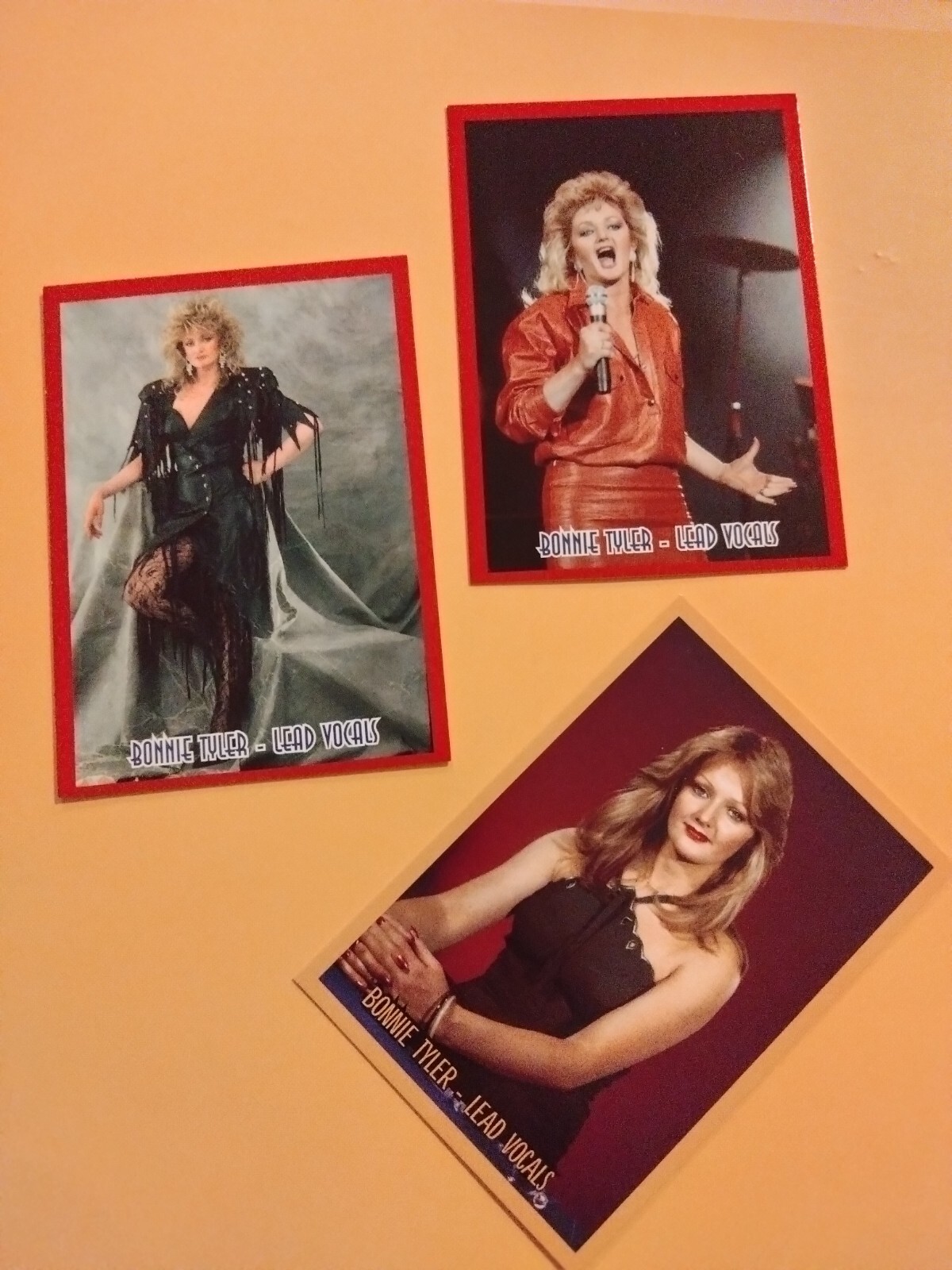 J2 Classic Rock Cards lot of (3) ✨ BONNIE TYLER ✨ band pack fresh Free Shipping