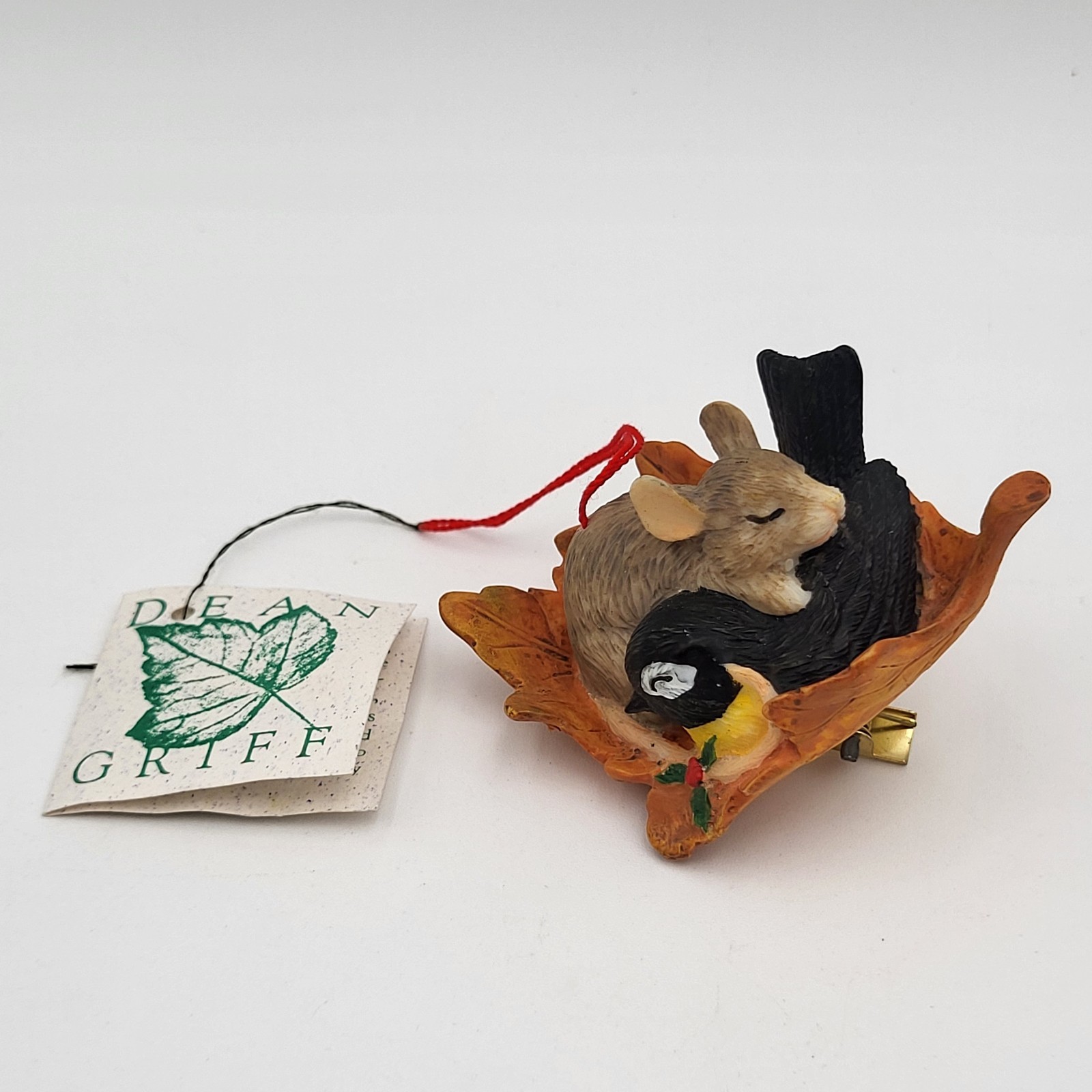 Dean Griff Charming Tails Silvestri “Catchen Zzzz’s” Clip on Ornament