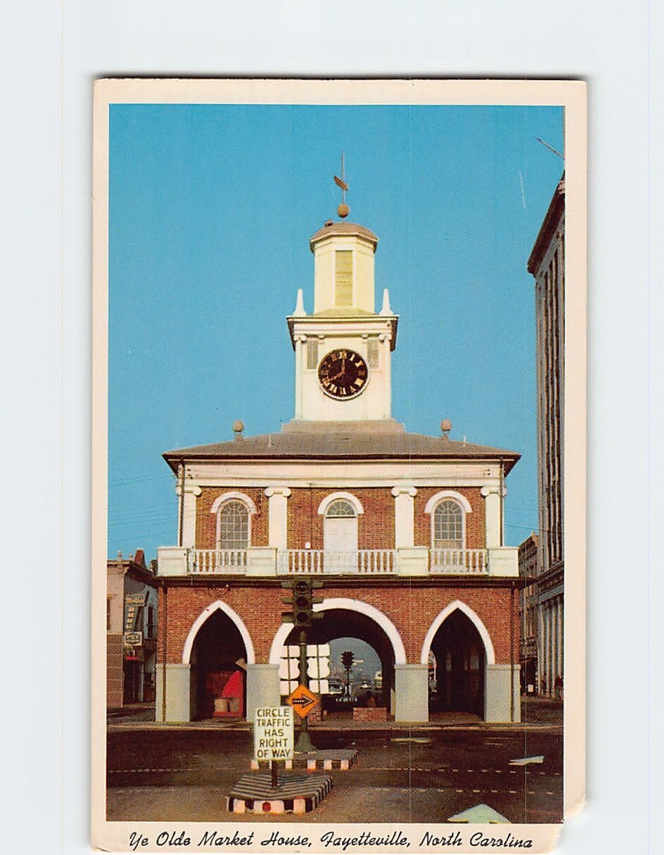 Postcard Ye Olde Market House Fayetteville North Carolina USA