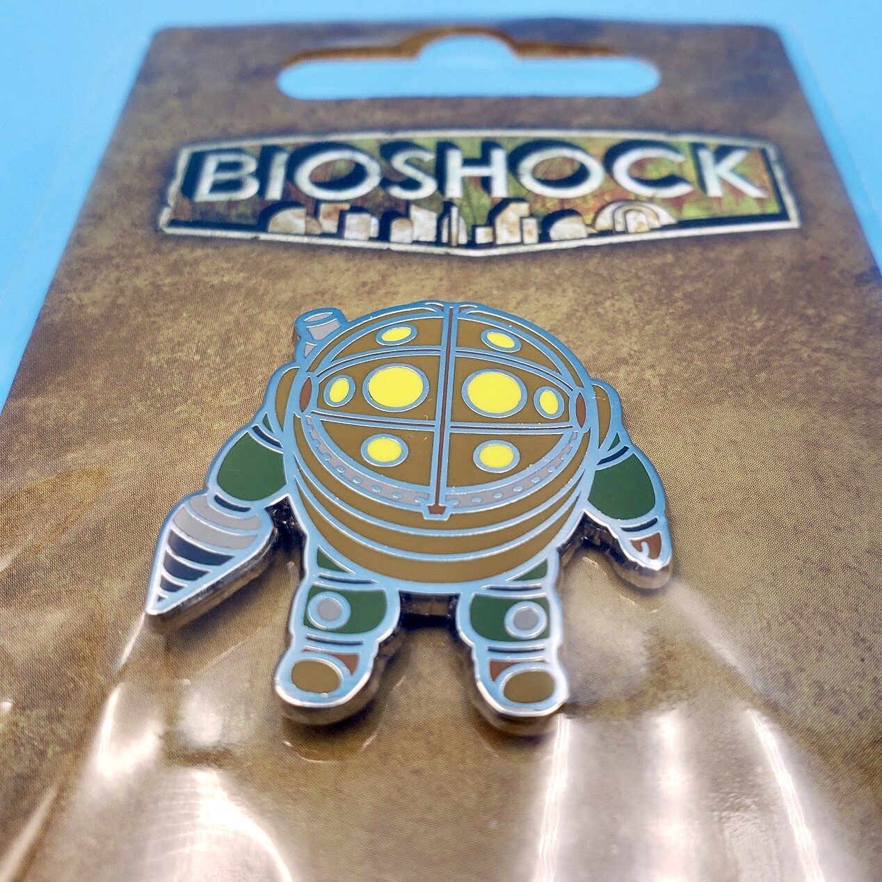 BioShock Mr. Bubbles Big Daddy + Little Sister Collector’s Enamel Pin Set 1.25″