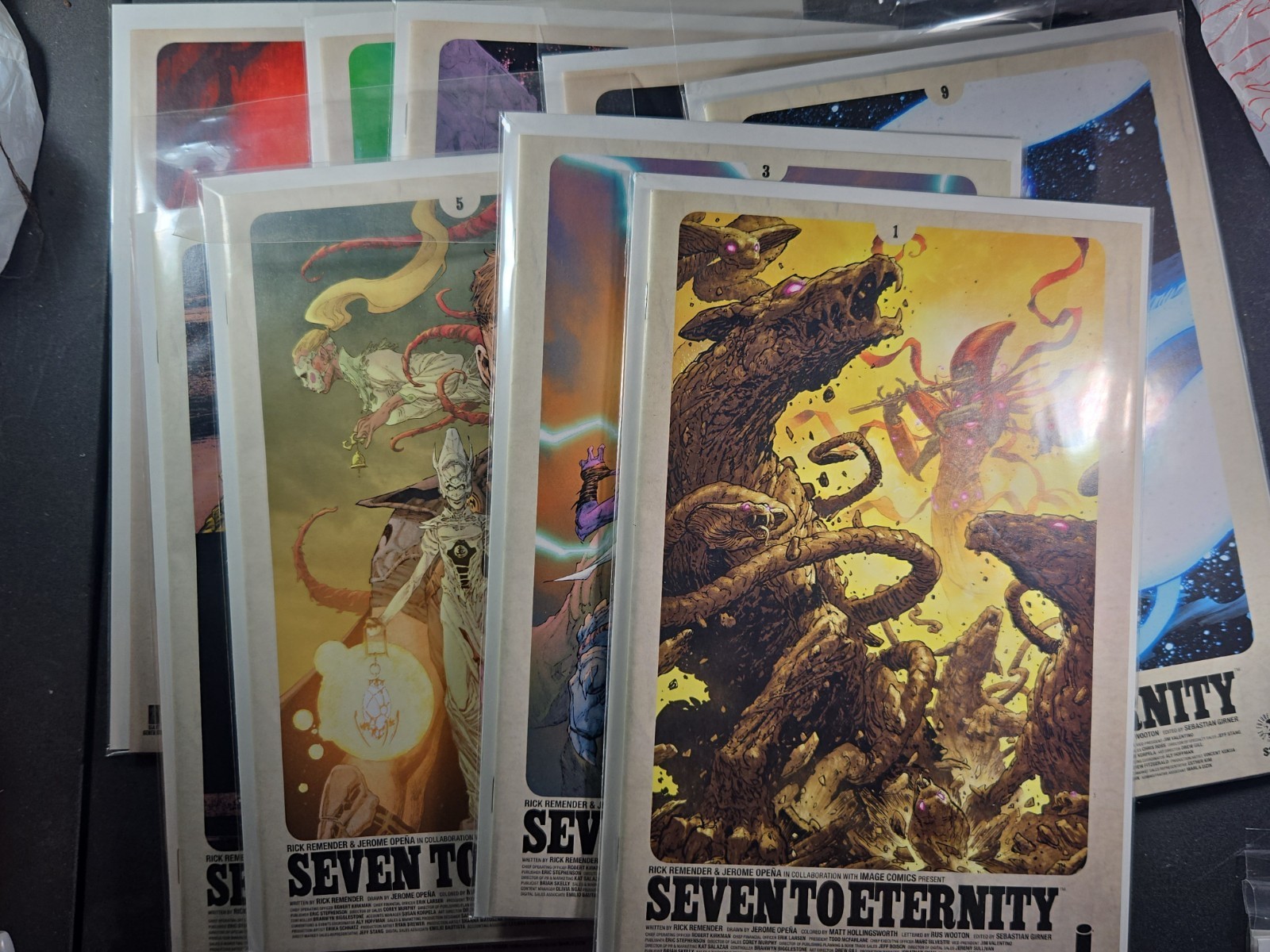 2016 SEVEN to ETERNITY #1 to #17 complete series – Image comics – VF/NM