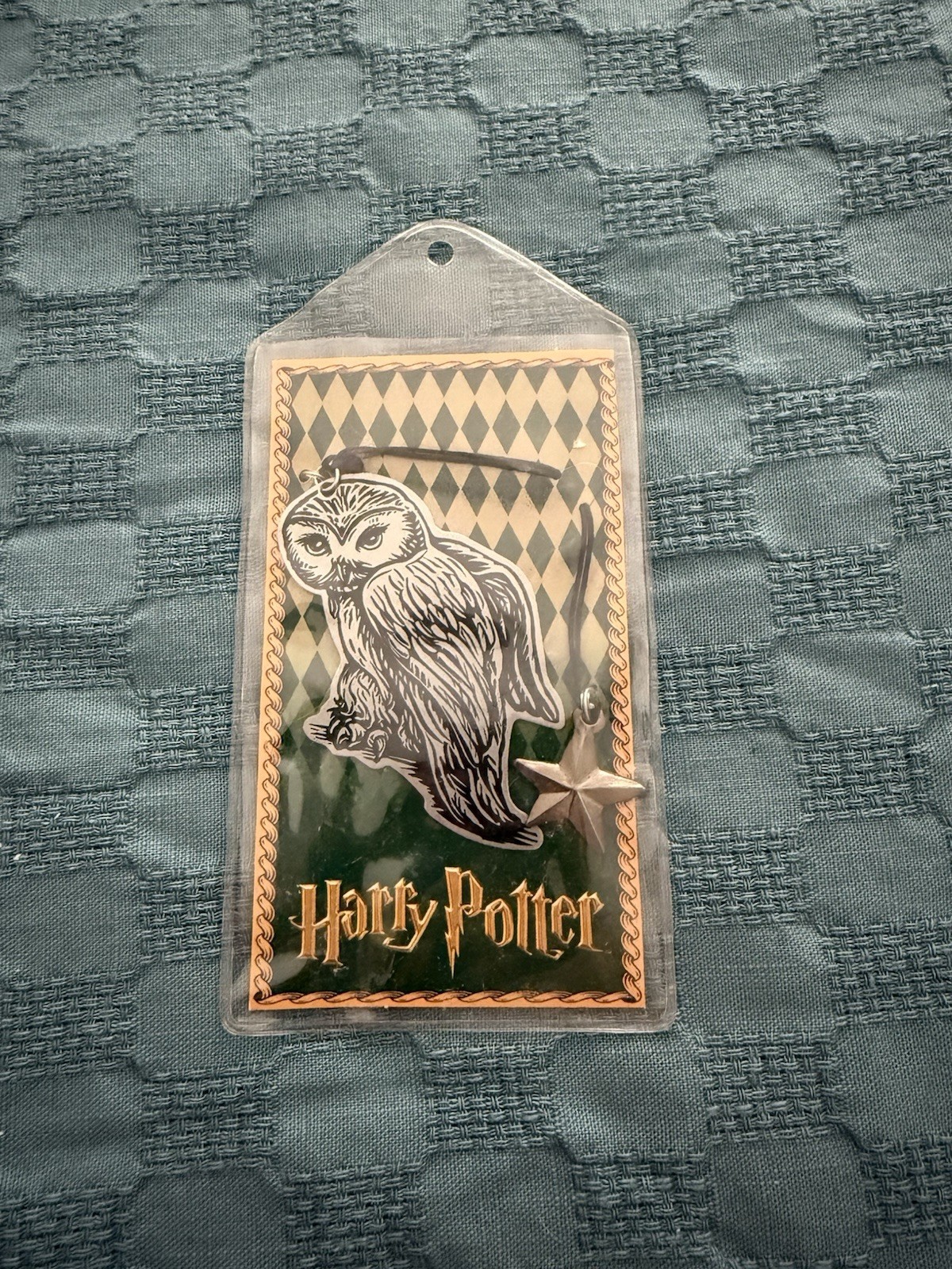 NEW!Vintage Harry Potter Bookmark: Hogwarts Scholastic 2000 Metal Hedwig NLA