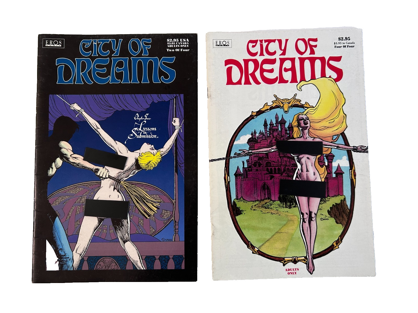 CITY OF DREAMS #2 and #6 – Low Prints – Hard To Find 1994