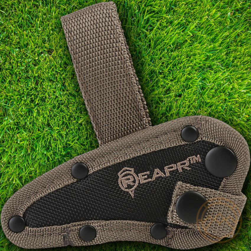 Reapr Versa Fixed Knife 3.5″ Full Tang 420 Steel Blade Black And Tan TPR Handle