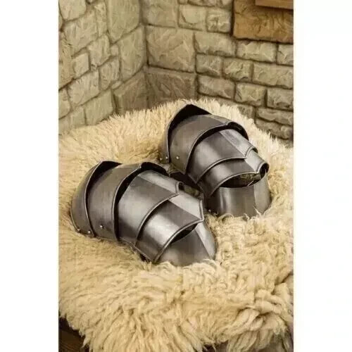Medieval Gorget Pauldrons Armor Pair of Shoulder Steel LARP Shoulder Guard Armor