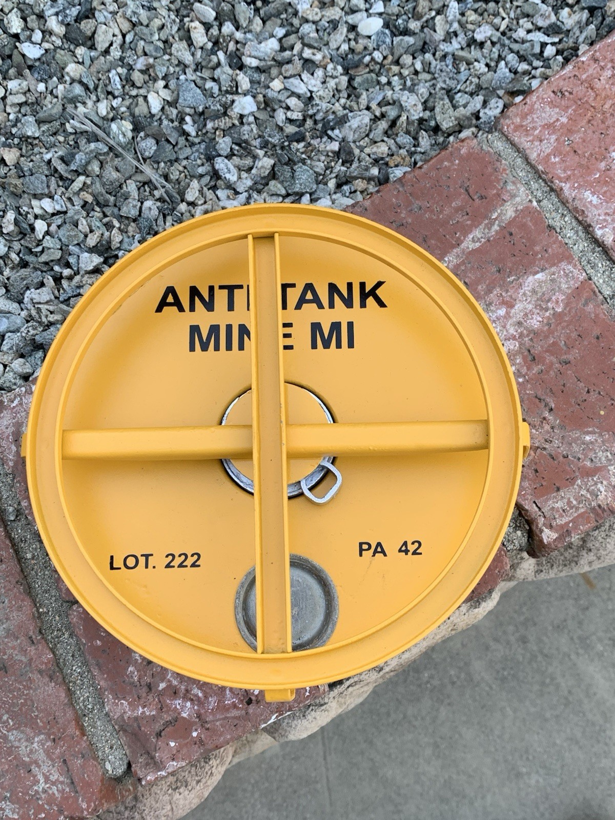 WWII Army M1A1 M1 Anti-Tank Mine NON FUNCTIONAL REPLICA