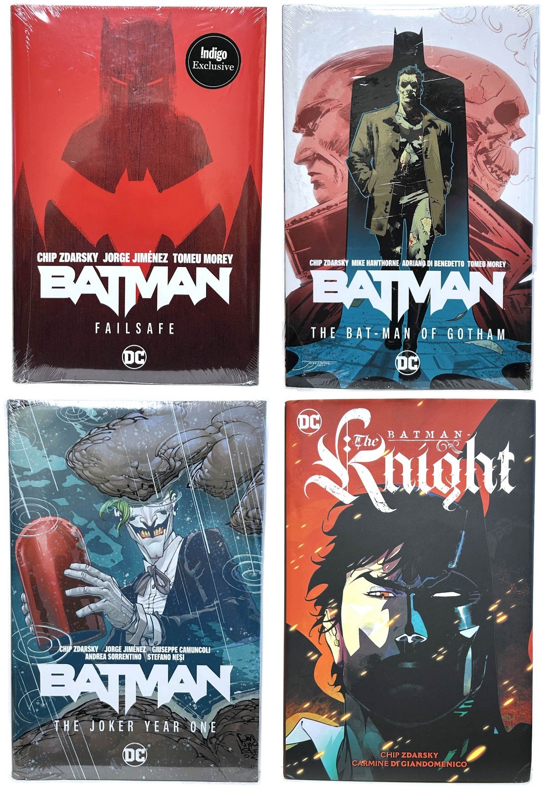 BATMAN by Chip Zdarsky lot of 4 HC FAILSAFE, THE KNIGHT, BAT-MAN OF GOTHAM JOKER