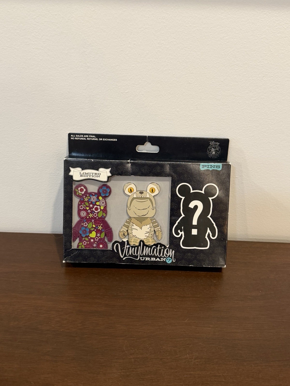 Disney 2011 Vinylmation Mystery Jumbo Pin Collection Urban #7 Set of 3 Pins