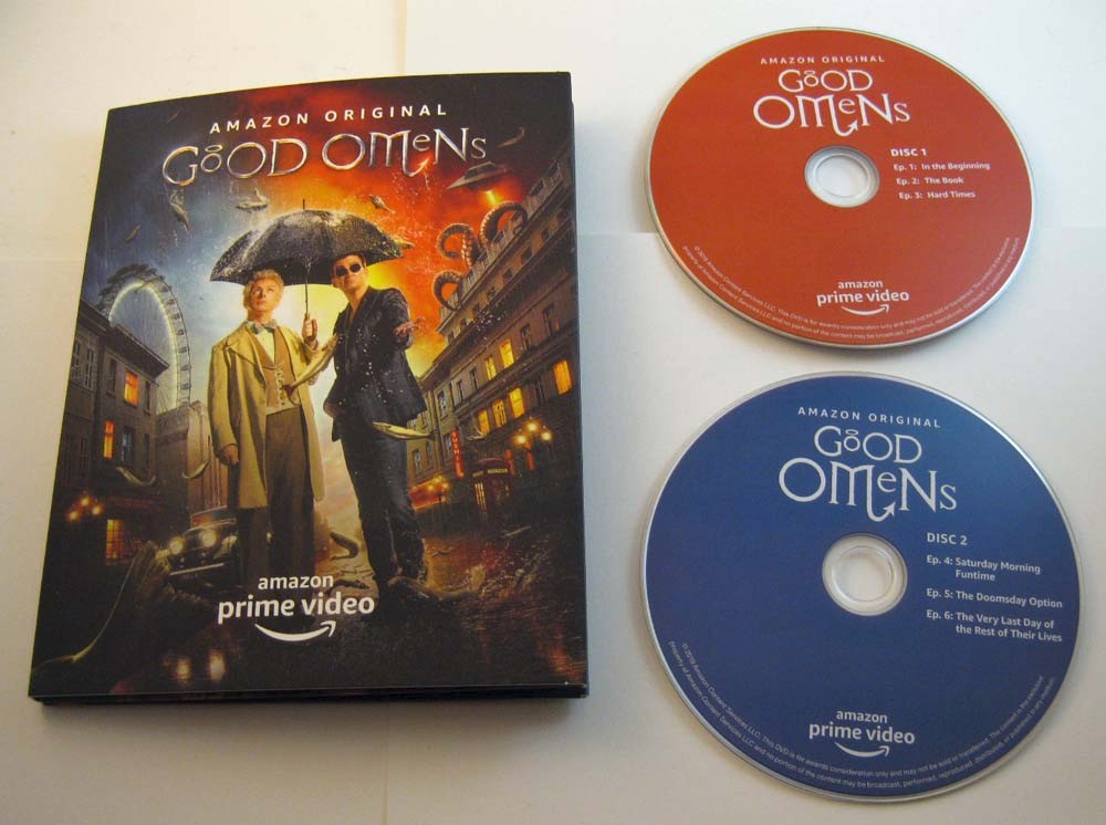 AMAZON PRIME VIDEO “Good Omens: Season 1 (6 Eps)” DVD NEW FYC 2019 NEIL GAIMAN