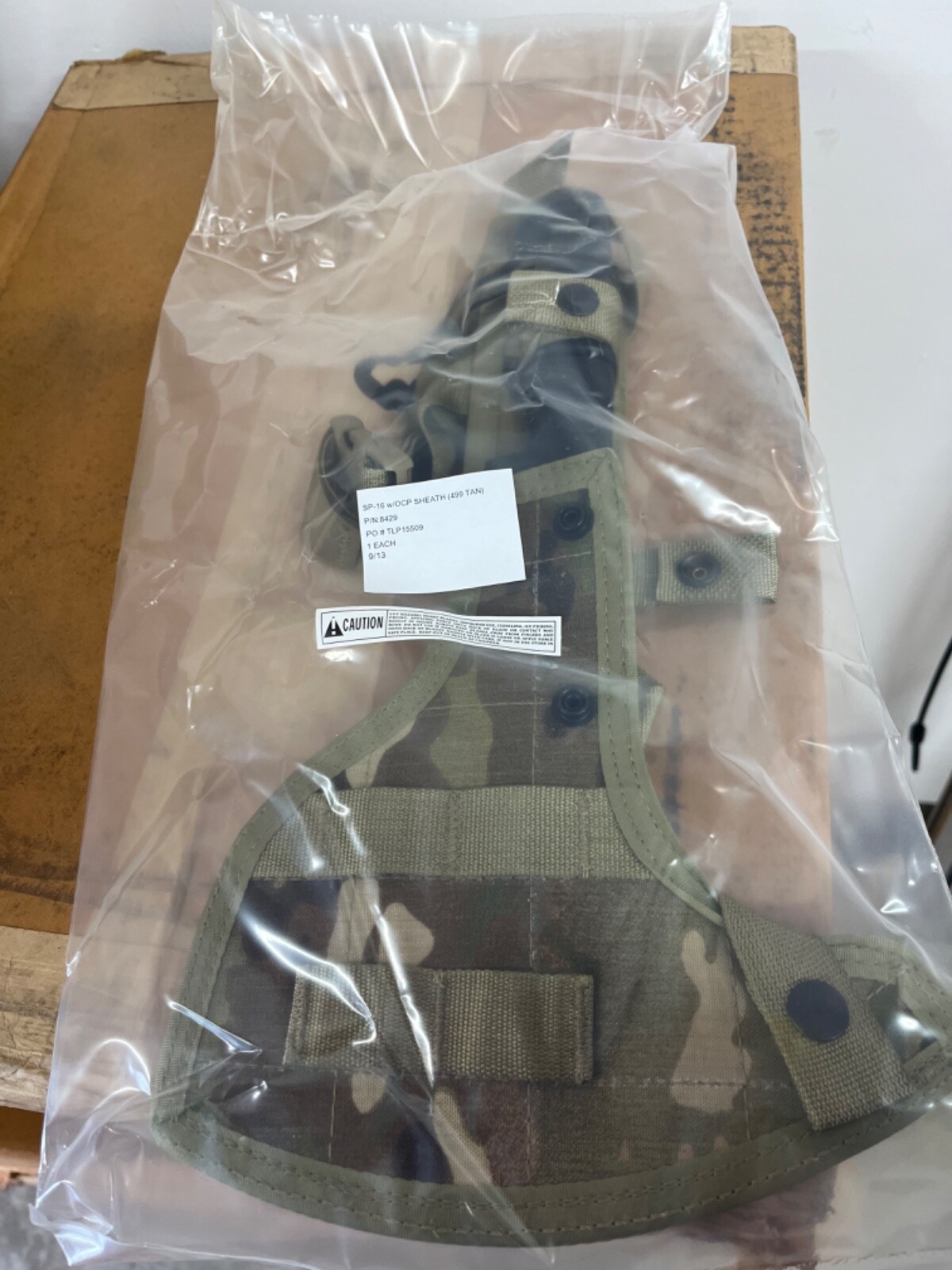 Ontario Spec Plus SP16 SPAX Axe Survival Tool & Camo Scabbard