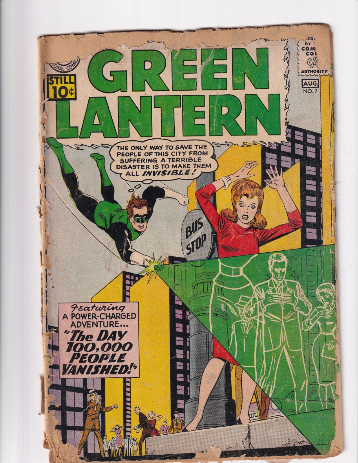 Green Lantern #7 1st app Sinestro DC Comics 1961 low grade